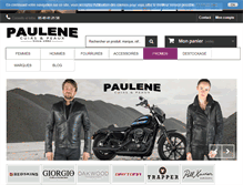 Tablet Screenshot of cuir-paulene.com